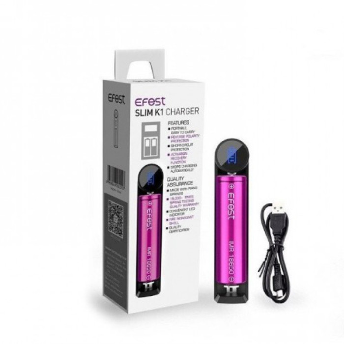 Efest SLIM K1 - Зарядний пристрій для літій-іонних (Li-ion) акумуляторів.