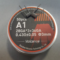 Спіраль Fused Clapton 28GA*3 36GA