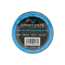 Дріт Vandy Vape Superfine MTL Fused Clapton Wire (Kantal, 32ga*2(=) 38ga)