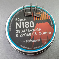 Спіраль Fused Clapton Ni80 28GA*4 36GA