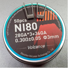 Спіраль Fused Clapton Ni80 28GA*3 36GA