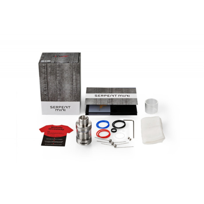 Обслуговуваний атомайзер Wotofo Serpent RTA mini Silver