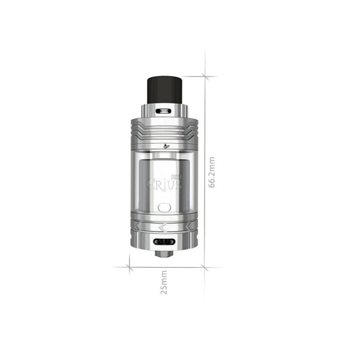 Бакомайзер OBS Crius Plus RTA, що обслуговується, 5.8ml Silver