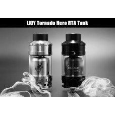 IJOY Tornado Hero RTA 5,2ml Tank Silver, Black
